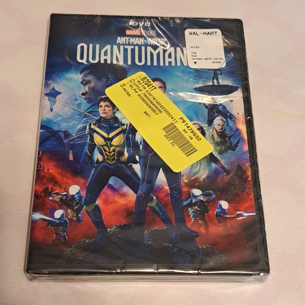 DVD Ant-Man Wasp Quantumania Movie Marvel Studios NEW!
